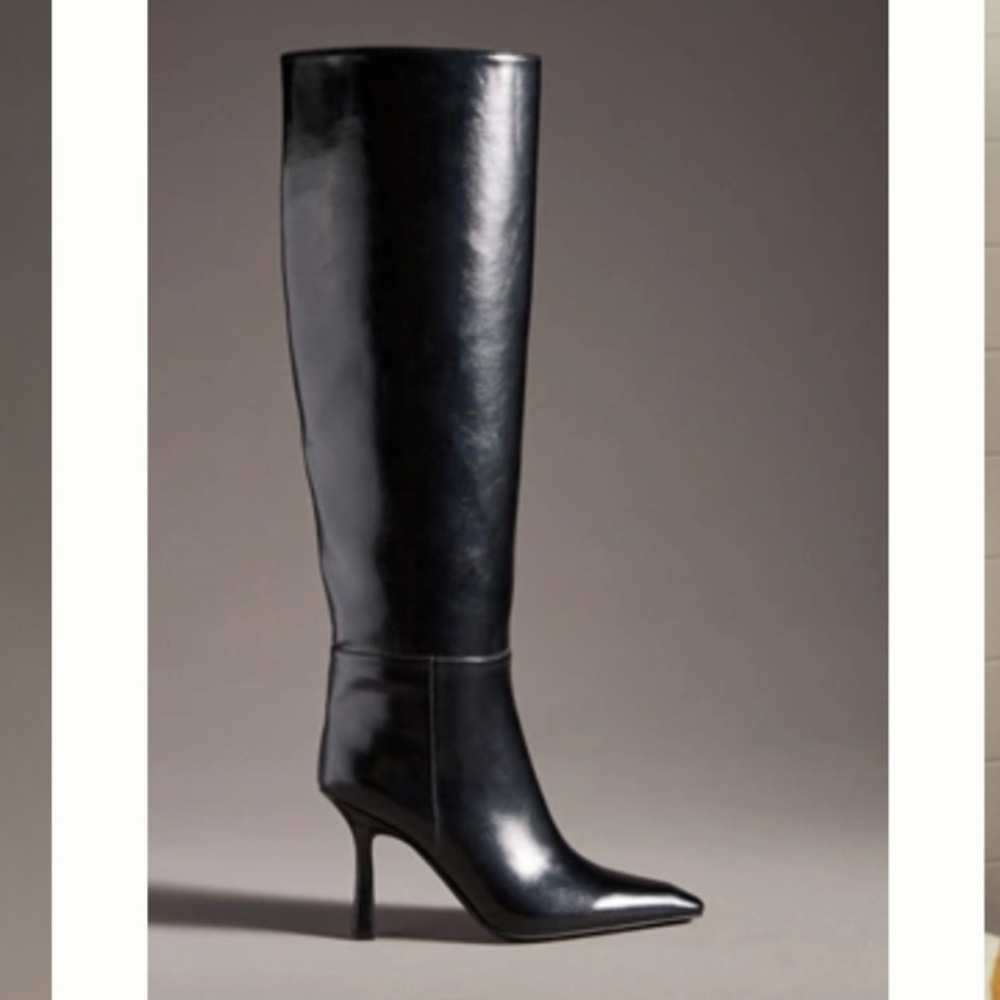 Jeffrey Campbell “Sincerely Kitten-Heel” knee high Boots